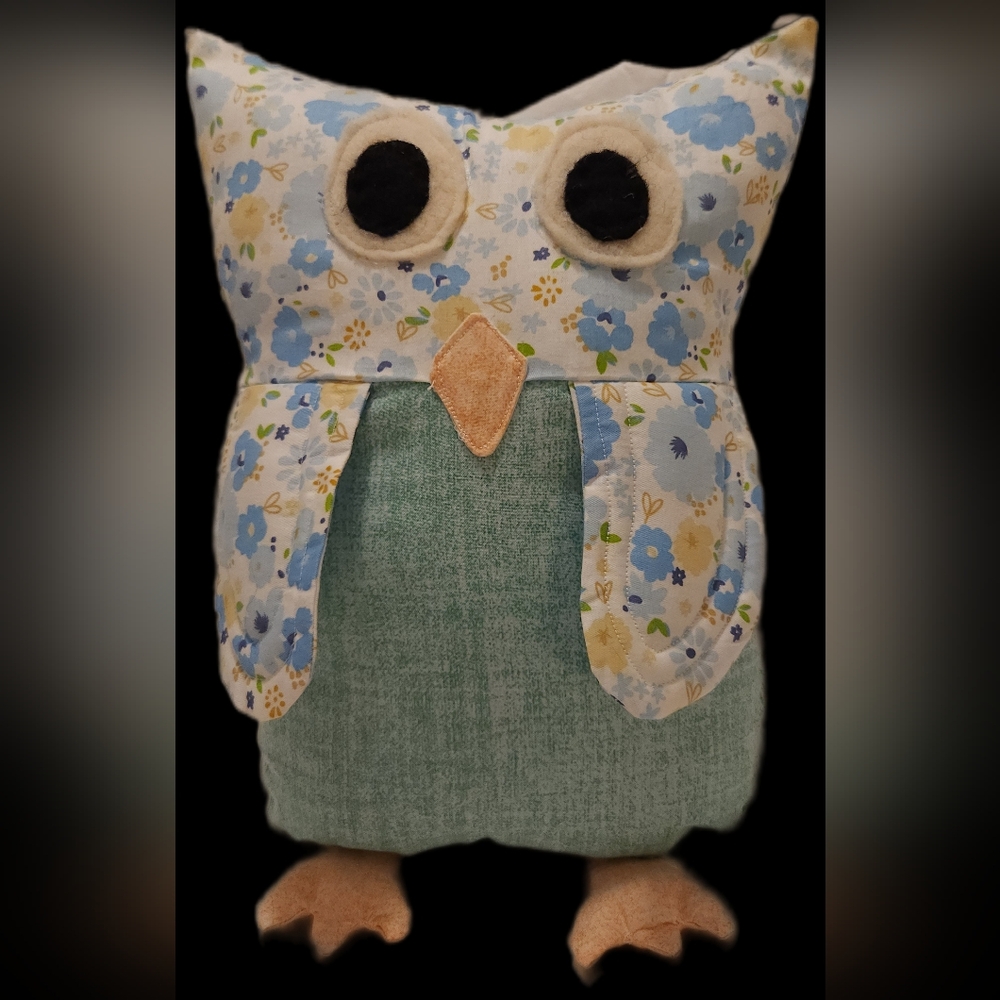 Handmade Floral Owl Plush
